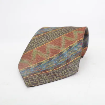 Tie (Brown, Multicolored) from Fashion Line Polyester