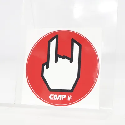 Klistermärken (Röd, Vit) från EMP