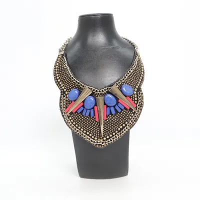 Collier (Noir, Bleu, Rouge) de Opia Métal inconnu
