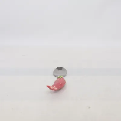 Theelepel (Rood, Grijs)