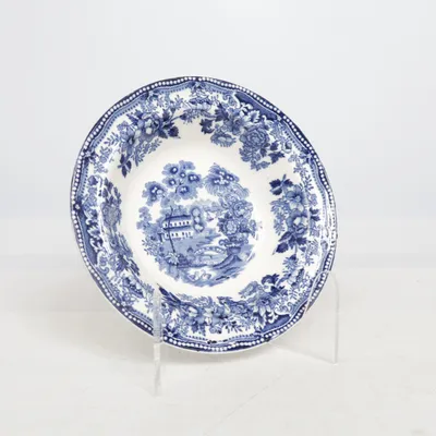 Deep plate (Blue, White) from Alfred Meakin