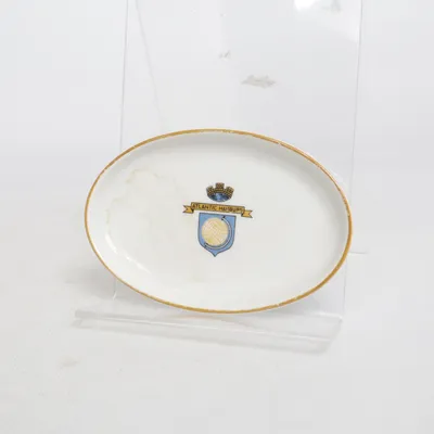 Small plate (White, Gold) from Bavaria