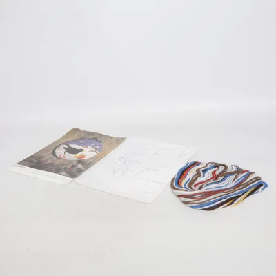 Embroidery patterns (Koltrast) from Nordiska Textilhuset