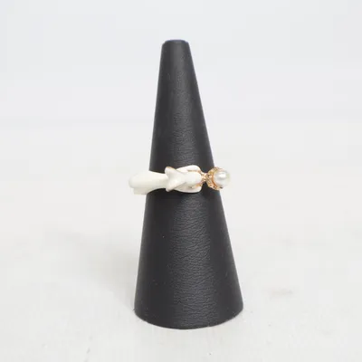 Bague (Or, Blanc) Métal inconnu