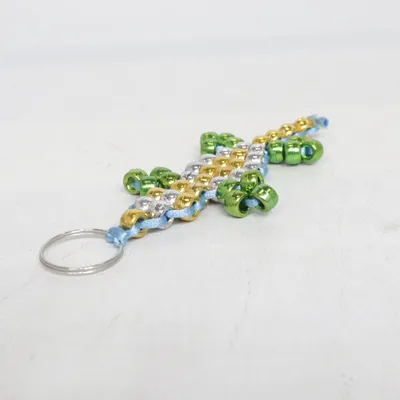 Porte-clés (Vert, Or, Argent)