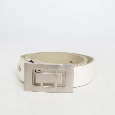 Ceinture (Blanc) de Griffon Cuir