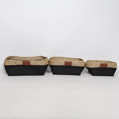 Rietenmand (Zwart, Beige) van Mondex