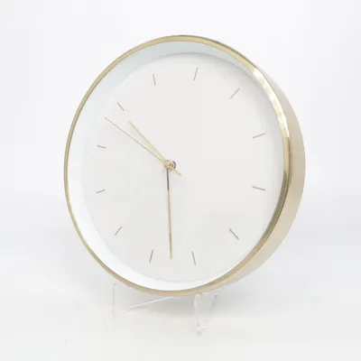 Wandklok (Wit, Goud) van Clas Ohlson