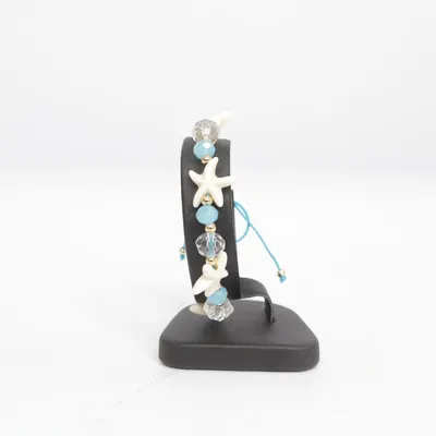 Bracelet (Blue, White, Gold) Unknown metal