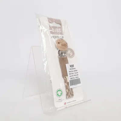 Pacifier holder (Beige, Brown) from Bibs