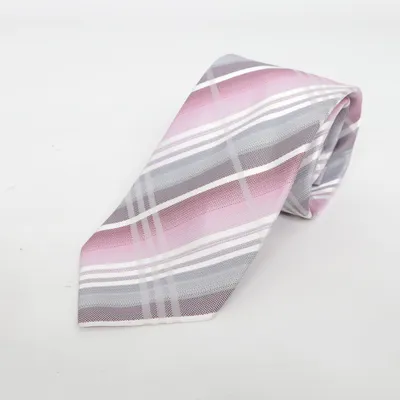 Stropdas (Roze, Grijs, Meerkleurig) van Olymp Zijde