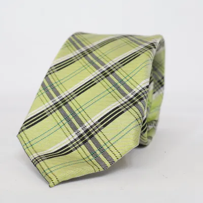 Tie (Green, Multicolored) from Dako Silk