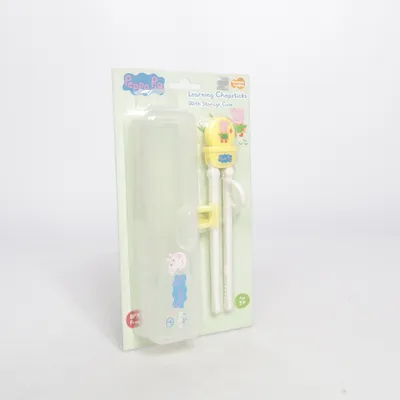 Børnebestik (Learning Chopsticks With Storage Case) fra Peppa Pig