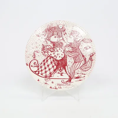 Wanddecoratie (Wit, Rood) van Nymølle Danmark