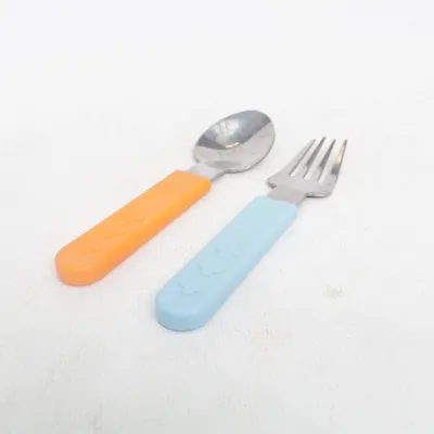 Kinderbestek (Oranje, Blauw) van IKEA