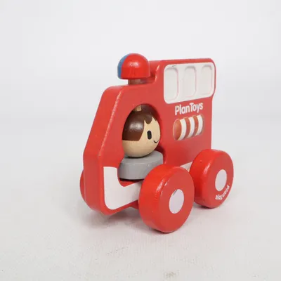 Toy car (Red, Multicolored) from PlanToys