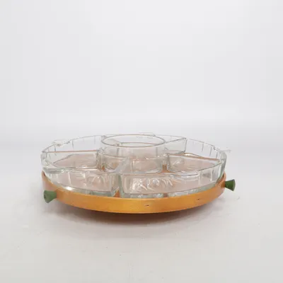 Serving bowl (Transparent, Brown)