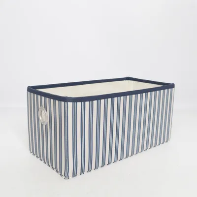 Aufbewahrungsbox (Blau, Weiß) von Tchibo Polyester