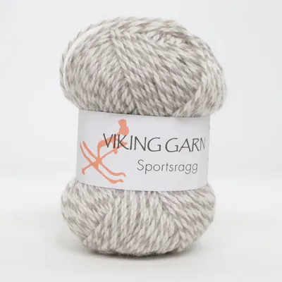 Garn (Vit, Grå) från Viking Garn