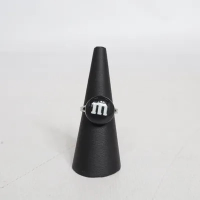 Ring (Zwart, Zilver) van M&M's Onbekend materiaal