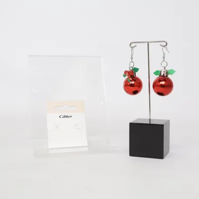 Örhängen (Röd, Flerfärgad) från Glitter Okänd metall
