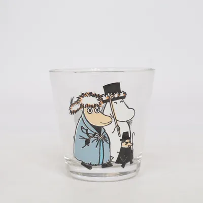 Dricksglas (Iittala kartio mumin i toppskick!) från Iittala