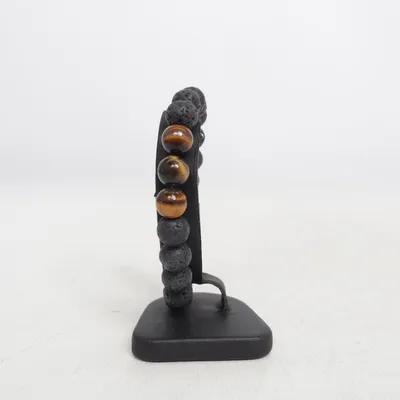 Bracelet (Noir, Marron) Métal inconnu