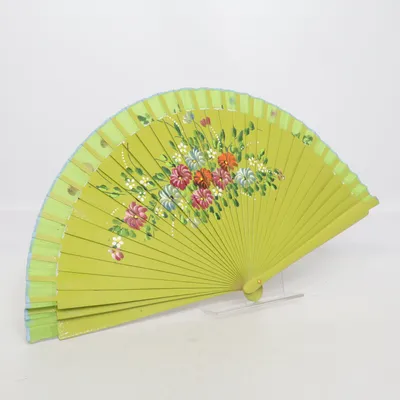 Solfjäder (Grön, Flerfärgad)