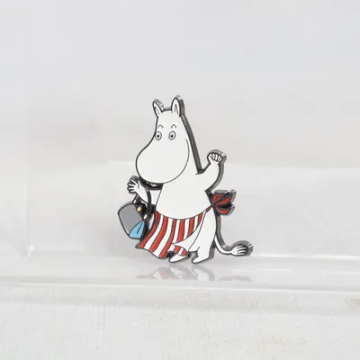 Pin (Hvid, Flerfarvet) fra Moomin Ukendt metal