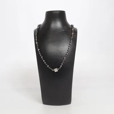 Necklace (Black) from Snö of Sweden Unknown metal