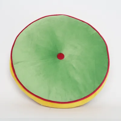 Sierkussen (Groen, Geel, Rood) van Vossberg Polyester
