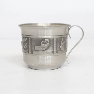 Mugg (Silverfärgad) från Tinn