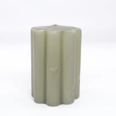 Bougie (Ribbed block candle) de Moments