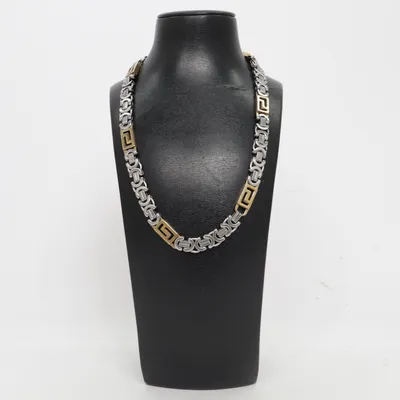 Halsband (Silverfärgad, Guldfärgad) Okänd metall