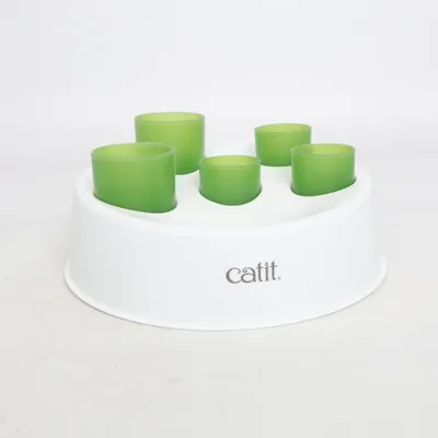 Feeding bowl (White, Green) from Catit