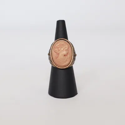 Zegelring (Roze, Goud) Onbekend materiaal