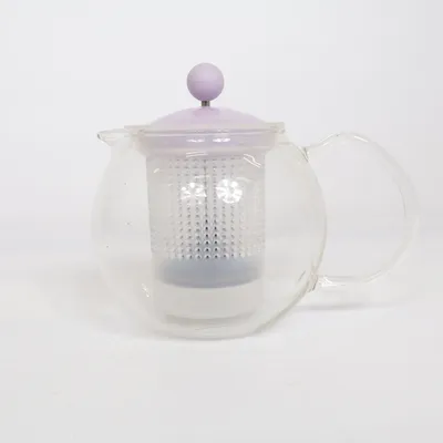 Teapot (Transparent, Purple) from Bodum