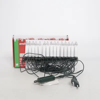 Christmas tree lights (White, Black) from Anslut