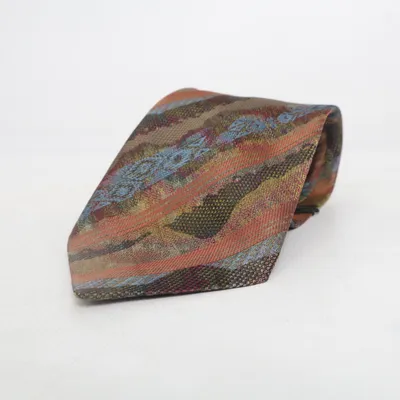 Tie (Brown, Multicolored) from Fashion Line Polyester