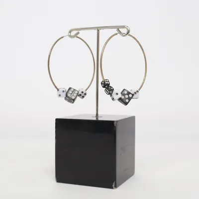 Örhängen (Silverfärgad, Flerfärgad) Okänd metall