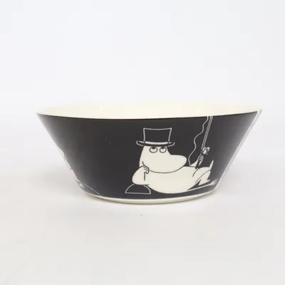 Skål (Vit, Grå) från Arabia