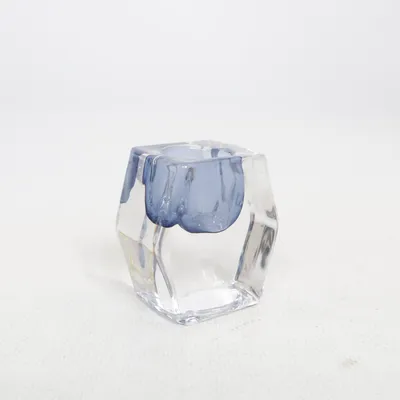Waxinelichthouder (Blauw, Transparant) van Flying Tiger