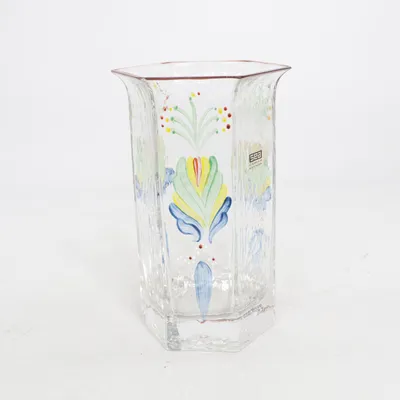 Vase (Transparent, Multicolored) from Sea Glasbruk