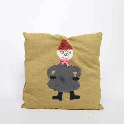 Prydnadskudde (Grå, Gul, Flerfärgad)