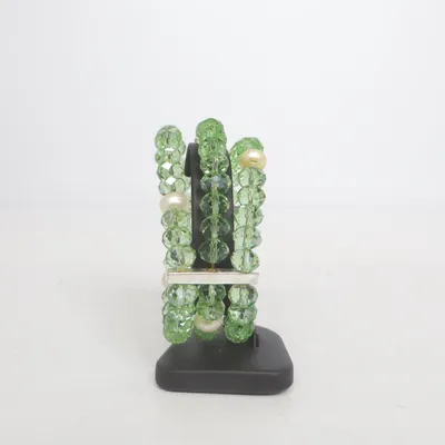 Bracelet (Green, Beige) from Åska Unknown metal