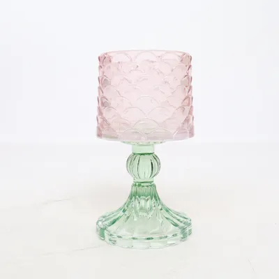 Vinglas (Rosa, Grön)