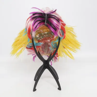 Wig (Yellow, Multicolored)