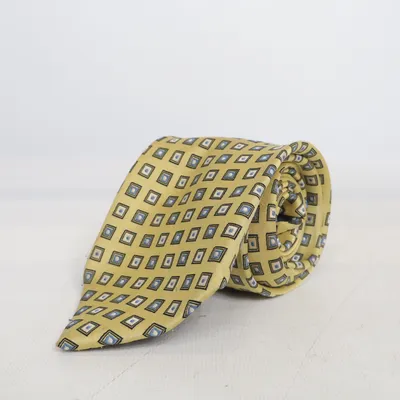 Stropdas (Geel, Blauw, Meerkleurig) van Code Polyester