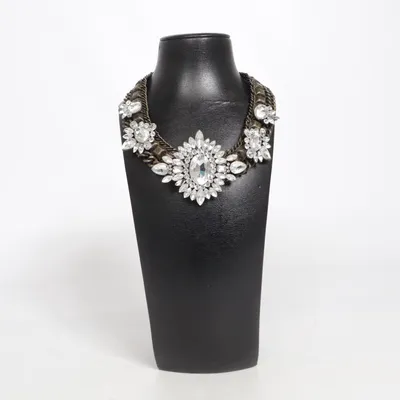 Choker (Black, Silver) Unknown metal