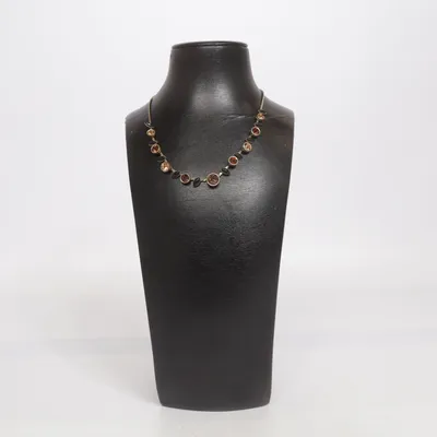 Collier (Or, Noir, Marron) Métal inconnu